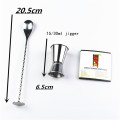 Factory Direct  Cocktail Shaker Home Bar Set Professional Stainless Steel Boston Shaker Set for Bar /Martini/Tea